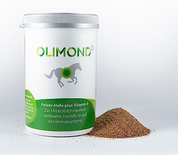Olimond BB ist die neue Power-Hefe plus Vitamin E für Pferde